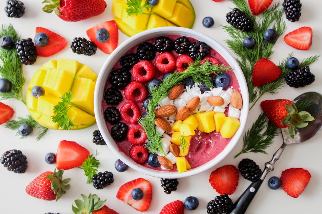 Bowl de fruits frais du Kitchen Garden à Bordeaux